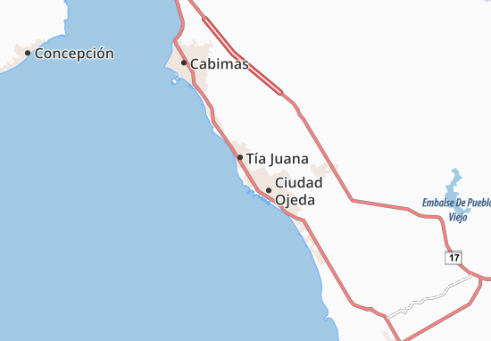 Tía Juana Map