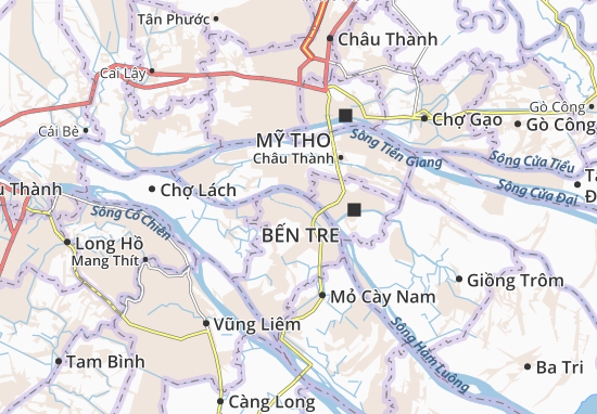 Kaart Plattegrond Thanh Tân