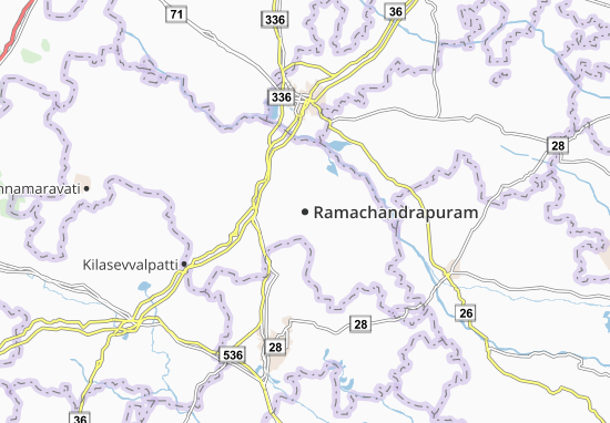 Karte Stadtplan Ramachandrapuram