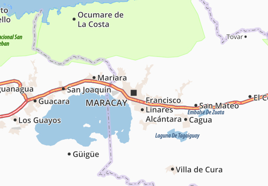 Kaart Plattegrond Maracay