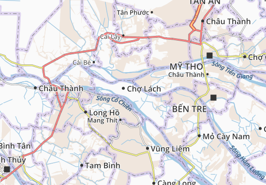 Karte Stadtplan Hòa Nghĩa