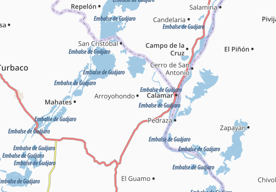 Karte Stadtplan Arroyohondo