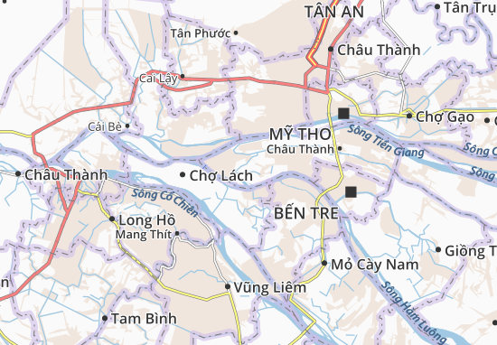 Karte Stadtplan Tiên Long