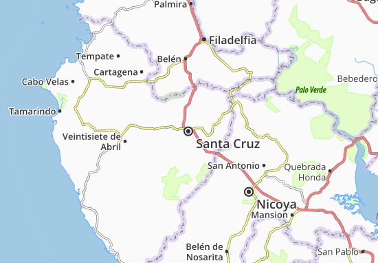 Mapa Santa Cruz