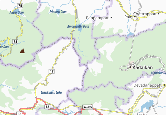 Manjampatti Map