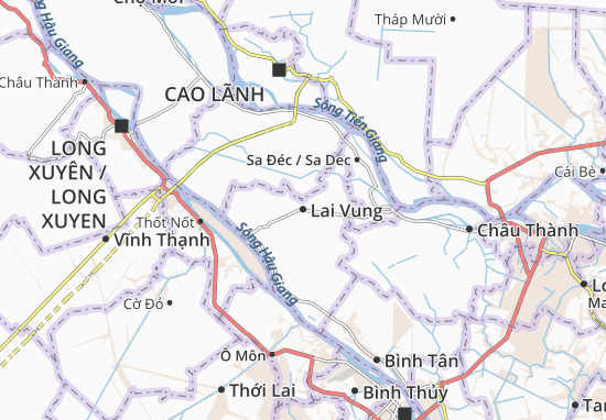 Mapa Lai Vung