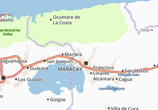Karte Stadtplan Mario Briceño Iragorry