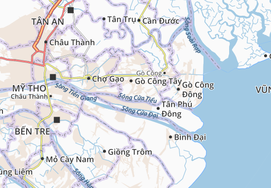 Karte Stadtplan Long Vĩnh
