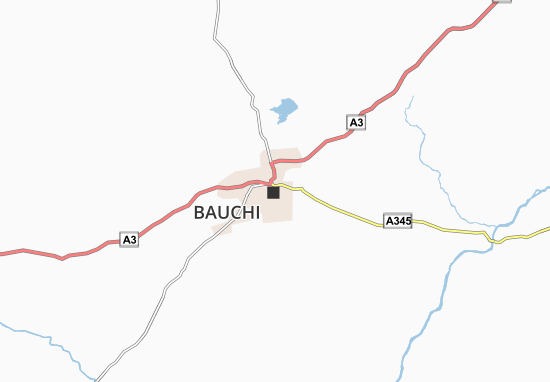 Carte-Plan Bauchi
