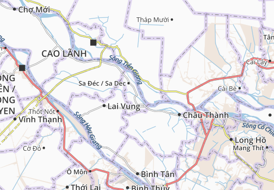 Kaart Plattegrond Tân Quy Đông