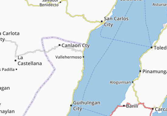 Karte Stadtplan Vallehermoso