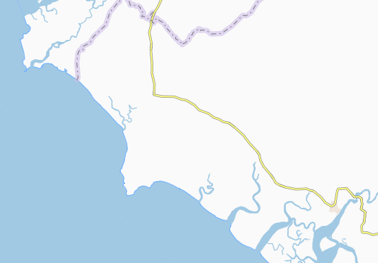 Mapa Bako