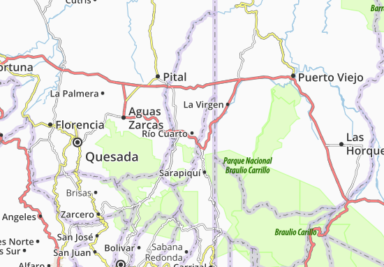 Karte Stadtplan Río Cuarto