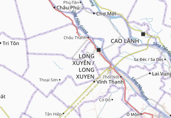 Karte Stadtplan Vĩnh Chánh