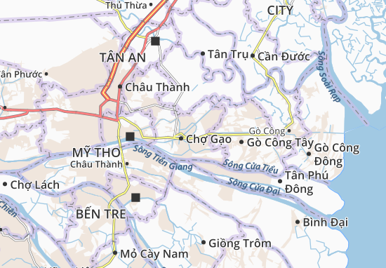 Karte Stadtplan Bình Phan