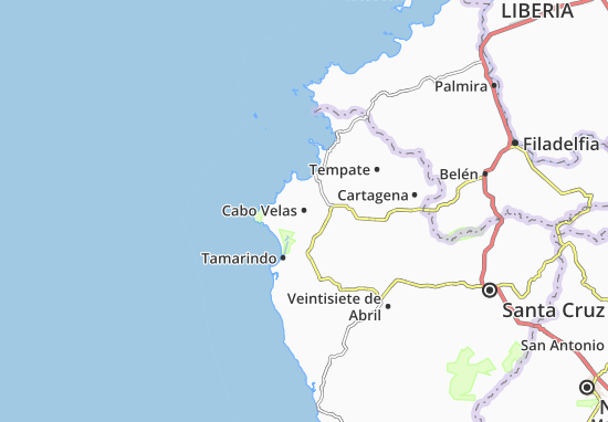 Kaart Plattegrond Cabo Velas