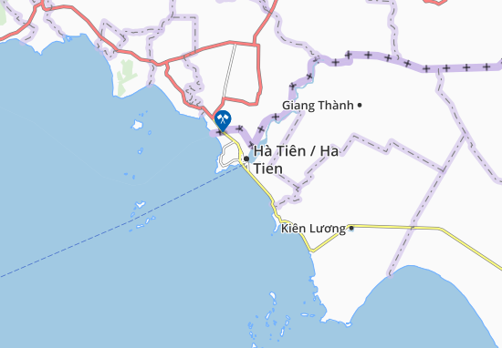Kaart Plattegrond Tô Châu