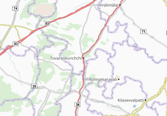 Kaart Plattegrond Tovarankurichchi