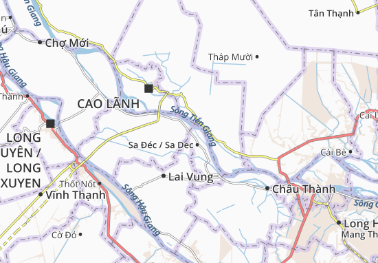 Karte Stadtplan Tân Khánh Trung