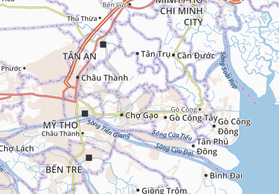 Kaart Plattegrond Quơn Long