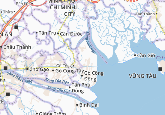 Karte Stadtplan Tân Tây