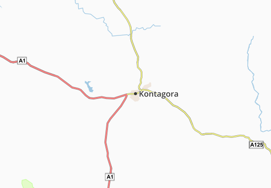 Mapa Kontagora