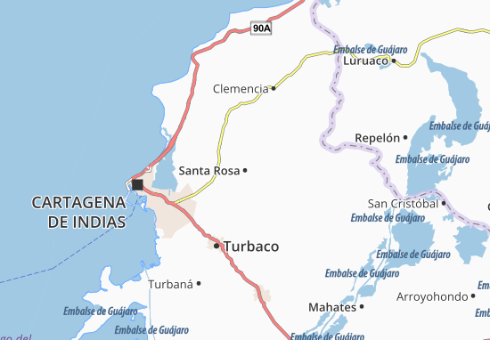 Santa Rosa Map