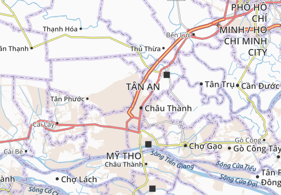 Karte Stadtplan Tân Lý Đông