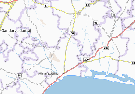 Karte Stadtplan Madukkur