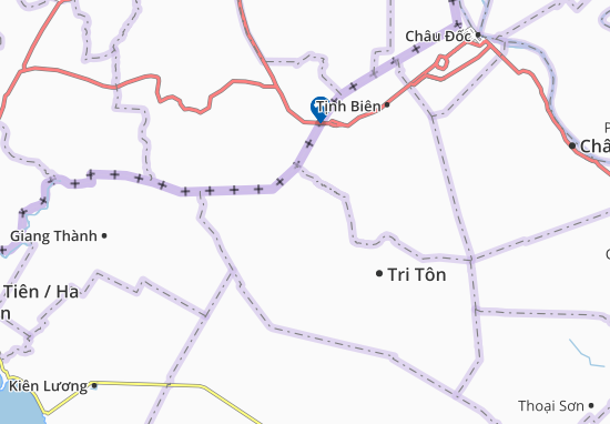 Karte Stadtplan Ba Chúc
