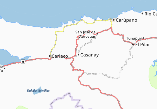 Carte-Plan Casanay