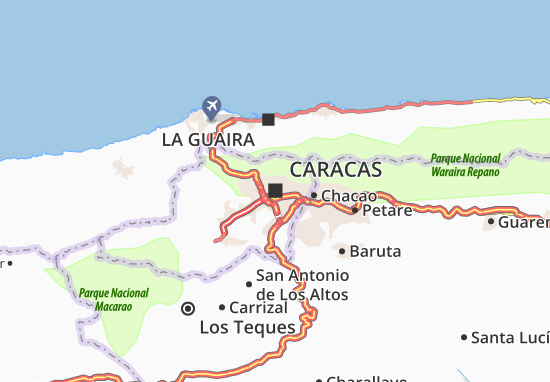 Mapa Caracas