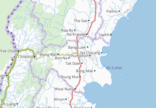 Karte Stadtplan Ban Na