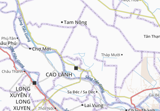 Kaart Plattegrond Phương Trà
