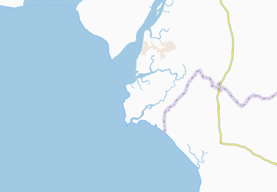 Mapa Kanonke