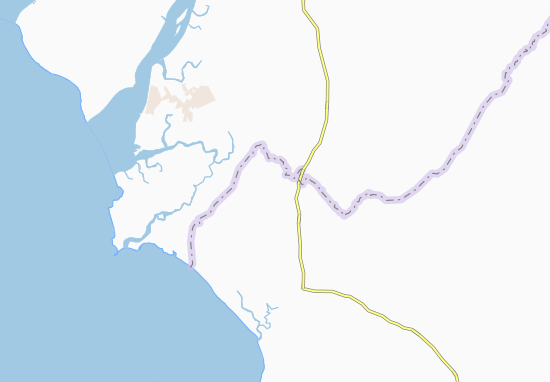 Karte Stadtplan Mankountan