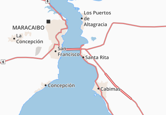 Mapa Santa Rita
