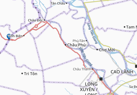 Karte Stadtplan Bình Long