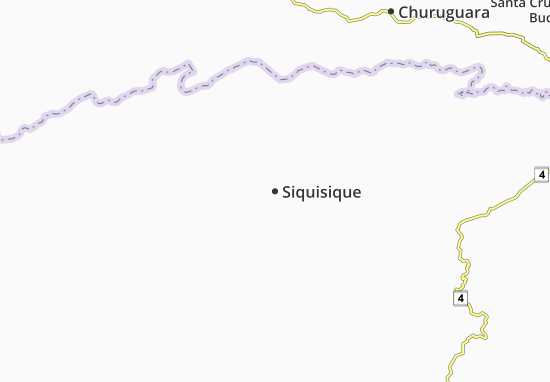 Kaart Plattegrond Siquisique
