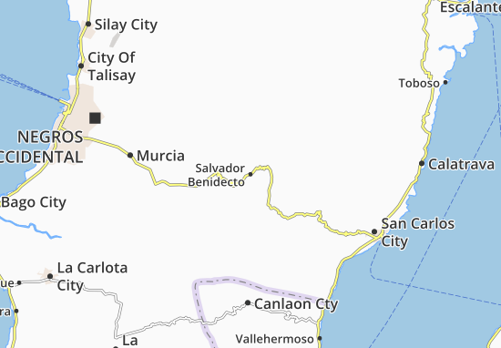 Karte Stadtplan Salvador Benidecto