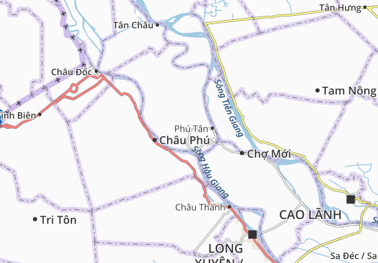 Kaart Plattegrond Phú Hưng