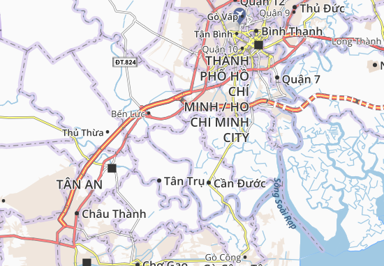 Long Khê Map