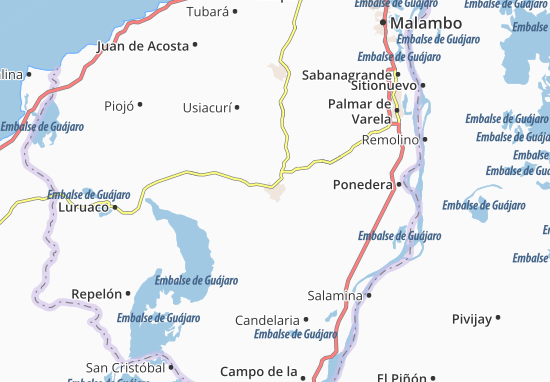 Sabanalarga Map