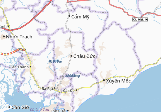 Karte Stadtplan Bình Trung