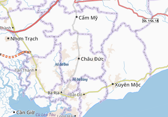 Kaart Plattegrond Bình Giã