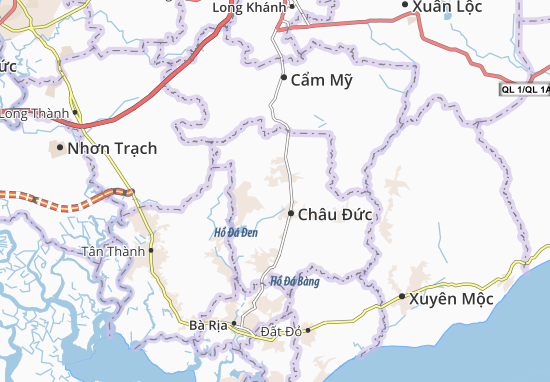 Kaart Plattegrond Bàu Chinh