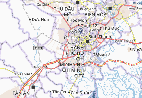 Karte Stadtplan Bình Tân