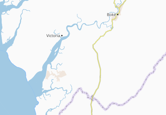 Kaart Plattegrond Wamoukou