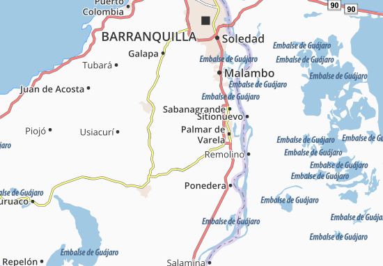 Canafistula Map