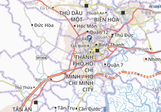 Kaart Plattegrond An Lạc A
